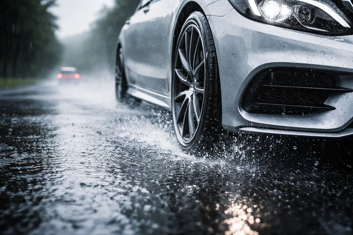 Quel type de pneus choisir pour une conduite sur route mouillée